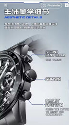 Mark Fairwhale FW-5880 NOCTUM Men’s Black Chronograph Watch